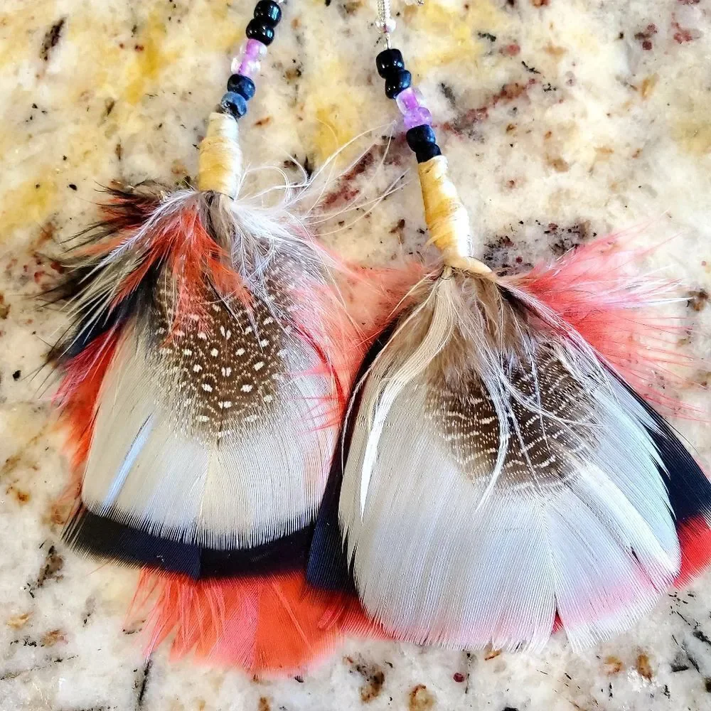 Artesian handmade earrings sterling silver hook